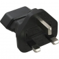 Preview: InLine Power Adapter, black, 
UK plug to Euro socket, with 3A fuse