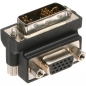 Preview: InLine DVI-A Adapter, 90 degree angled, 
analog 12+5 Male to VGA HD 15 Female