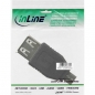 Preview: InLine Micro USB Adapter, black, 
Micro A Male to USB A Female