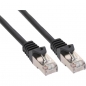 Preview: InLine Patch Cable CAT5E F/UTP, black, 0.3m