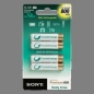 Preview: Sony Rechargeable Battery, AAA, 1.2V, 800mAh, 4-pack
