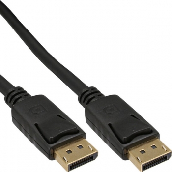 InLine DisplayPort Cable, black, 7.0m, 
Male to Male, gold-plated connectors