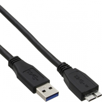 InLine USB 3.0 Adapter Cable, 3.0m, 
A Male to Micro B Male