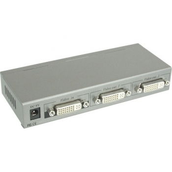 InLine DVI-D Video Splitter, 
2-port, 220V power adapter