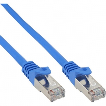 InLine Patch Cable CAT5E F/UTP, blue, 0.3m