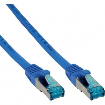 InLine Patch Cable CAT6A S/FTP, blue, 0.5m