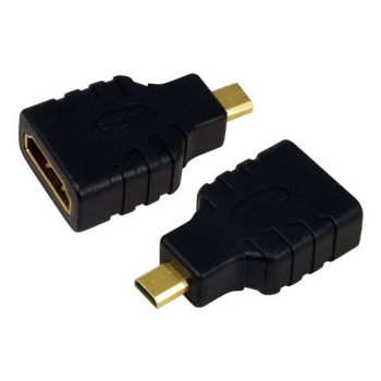 LogiLink HDMI Adapter, black
Micro HDMI Male to HDMI Female, gold-plated