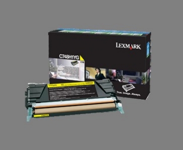 Lexmark Toner Cartridge C748H1YG, yellow
