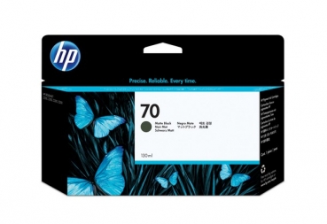 HP 70 DesignJet Ink Cartridge, 130ml, matte black