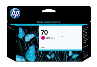 HP 70 DesignJet Ink Cartridge, 130ml, magenta