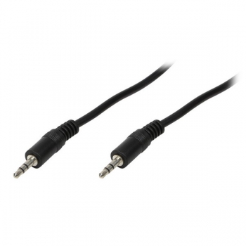 LogiLink Audio Stereo Cable, black, 2.0m, 
3.5mm Male/Male