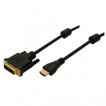 LogiLink HDMI Adapter Cable, black, 2.0m 
HDMI Male to DVI-D (18+1) Male, gold-plated
