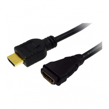 LogiLink HDMI Cable, Hi-Speed w/Ethernet, black, 1.0m 
HDMI Female to HDMI Male, gold-plated