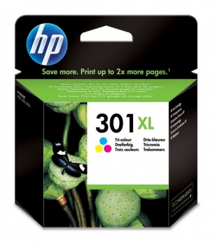 HP 301XL Ink Cartridge, 3-color
