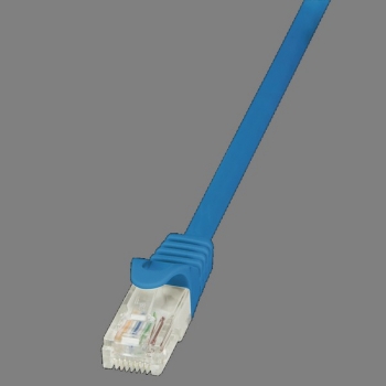 LogiLink Patch Cable CAT5E U/UTP, blue, 0.25m