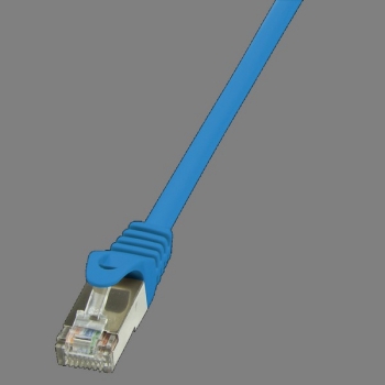 LogiLink Patch Cable CAT6 F/UTP, blue 0.5m