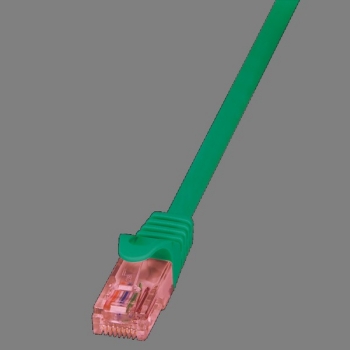 LogiLink Patch Cable CAT6 U/UTP, green 0.25m