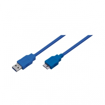 LogiLink USB 3.0 to Micro-B Cable, blue, 0.6m, 
USB-A Male to Micro-B USB Male