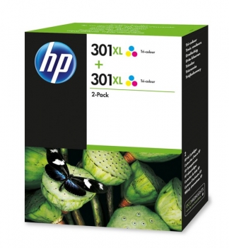 HP 301XL Ink Cartridge, 2-pack