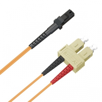 ACS FO Duplex Patch Cable, 50/125 (MM), OM2,
MTRJ-SC, LSZH, orange, 1.0m
