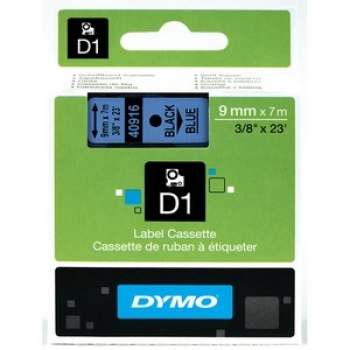 Dymo D1 Label Cassette Standard 3/8  (40916)