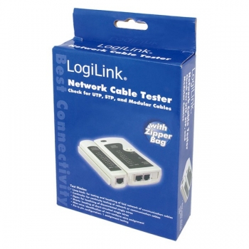 LogiLink Cable Tester for RJ11, RJ12 & RJ45