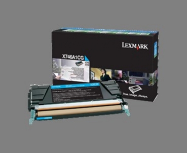 Lexmark Toner Cartridge X746A1CG, cyan