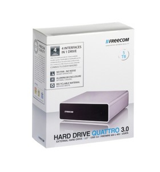 Freecom Hard Drive Quattro 3.0, 5TB