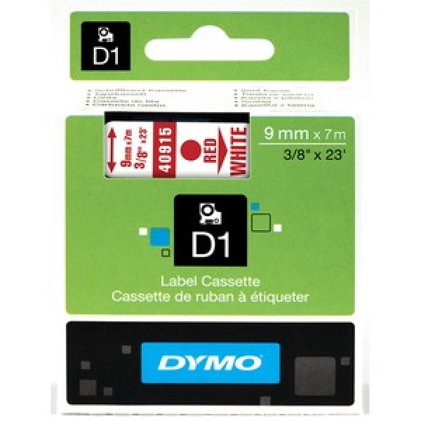 Dymo D1 Label Cassette Standard 3/8  (40915)