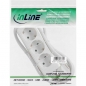 Preview: InLine Power Strip 220V, white, 
3 outlets, cord 1.5m