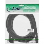 Preview: InLine Power Cord 10A/250V, black, 10.0m, 
CEE7/7 (angled) to IEC320-C13