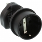 Preview: InLine Power Adapter, black, 
UK/Malta plug male to CEE7/7 female, with 5A fuse