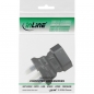 Preview: InLine Power Adapter, black, 
UK plug to Euro socket, with 3A fuse