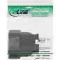 Preview: InLine Power Adapter,black, 
NEMA 1-15 male plug (2pin) to Euro female plug