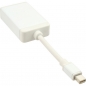 Preview: InLine Mini DisplayPort Adapter Cable, white, 0.15m, 
Mini DisplayPort Male to HDDB15 Female