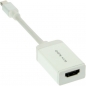 Preview: InLine Mini DisplayPort Adapter Cable, white, 0.15m, 
Mini DisplayPort Male to HDMI Female