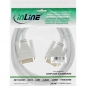 Preview: InLine DVI-D Dual Link Cable, white, 2.0m, 
digital 24+1 Male - Male, gold plated