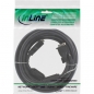 Preview: InLine DVI-D Dual Link Extension Cable, black, 5.0m, 
digital 24+1 Male - Female, 2 ferrite cores