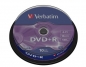 Preview: Verbatim DVD+R 16x, 4.7GB, Spindle, 10-pack