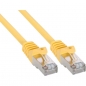 Preview: InLine Patch Cable CAT5E F/UTP, yellow, 0.3m