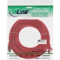 Preview: InLine Patch Cable CAT5E F/UTP, red, 10m
