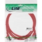 Preview: InLine Patch Cable CAT5E F/UTP, red, 0.5m