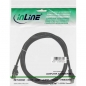 Preview: InLine Patch Cable CAT5E SF/UTP, black, 0.25m