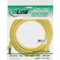Preview: InLine Patch Cable CAT5E SF/UTP, yellow, 5.0m