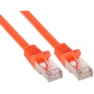 Preview: InLine Patch Cable CAT5E SF/UTP, orange, 0.25m