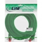Preview: InLine Patch Cable CAT6 S/FTP, PVC, green, 10m