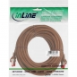 Preview: InLine Patch Cable CAT6 S/FTP, PVC, brown, 10m