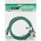 Preview: InLine Patch Cable CAT6 S/FTP, PVC, green, 2.0m