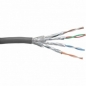 Preview: InLine Bulk Cable Stranded CAT6 S/FTP, 100m, grey
