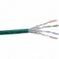 Preview: InLine Bulk Cable Stranded CAT6 S/FTP, 100m, green